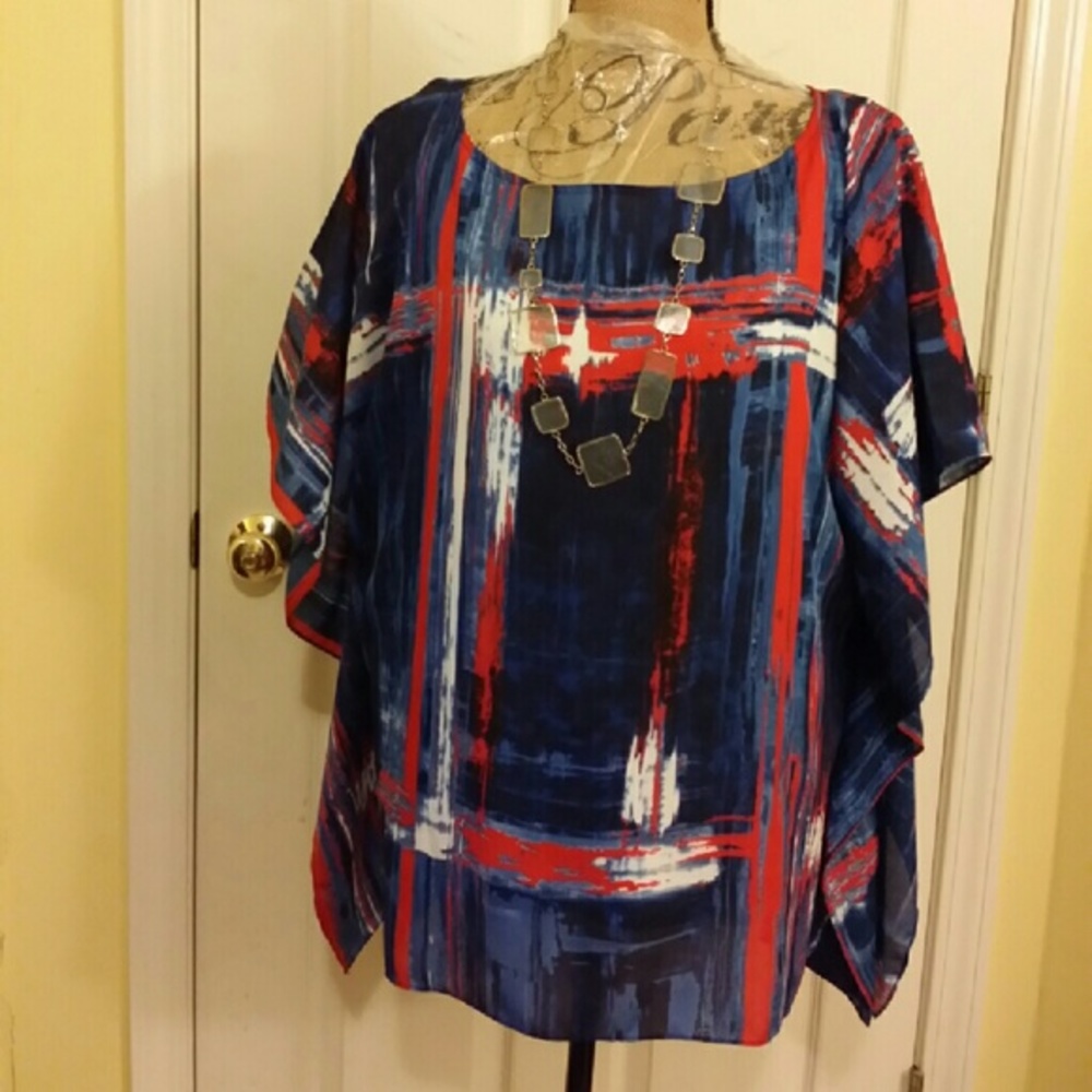 Beautiful Jones New York Blouse Size Large